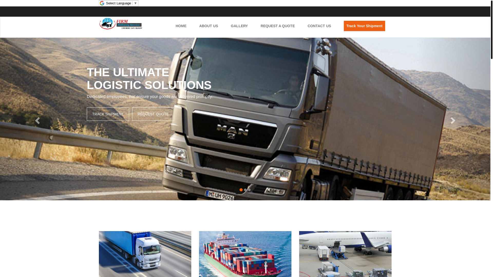 website screenshot of https://firmdelyservice.com/