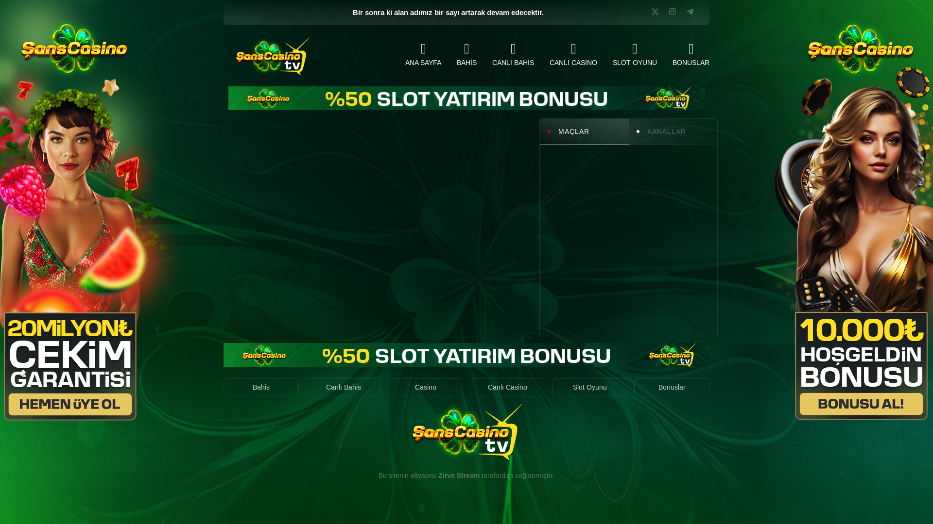 website screenshot of https://sanstv.pages.dev/