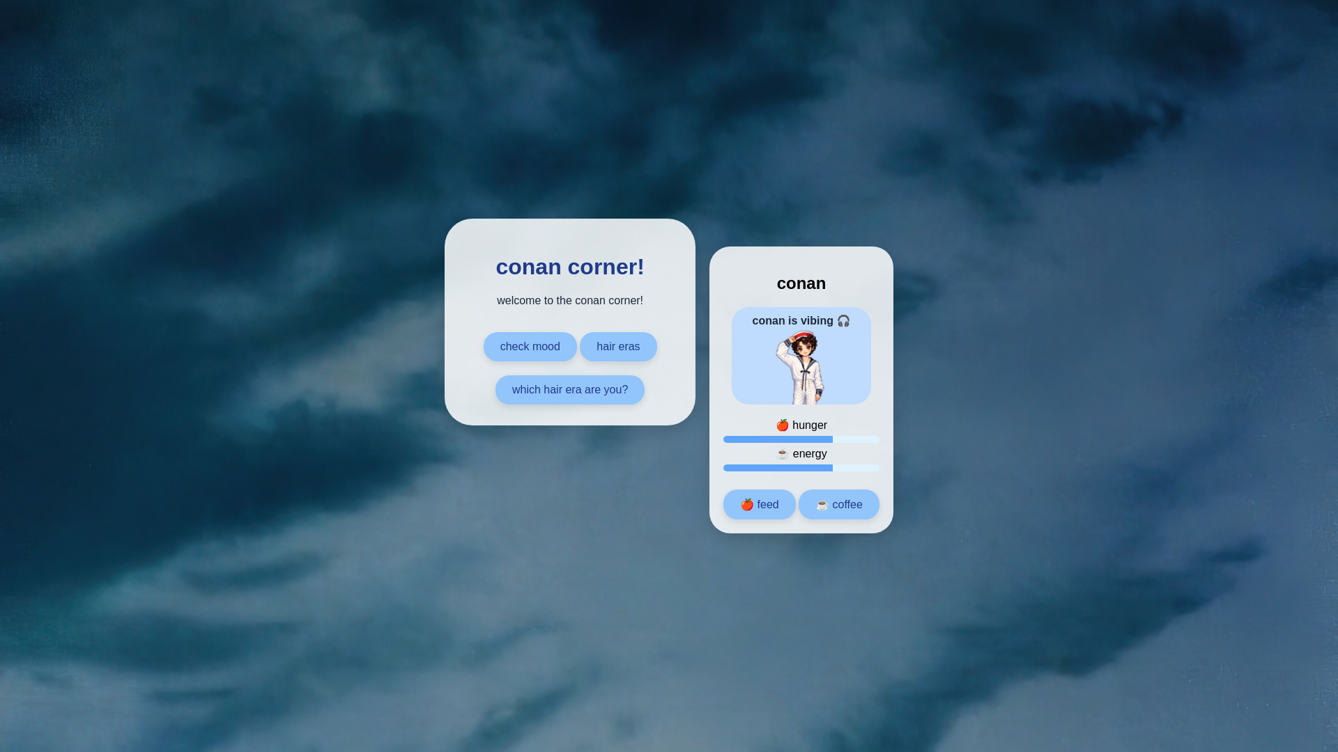 website screenshot of https://conancorner.pages.dev/