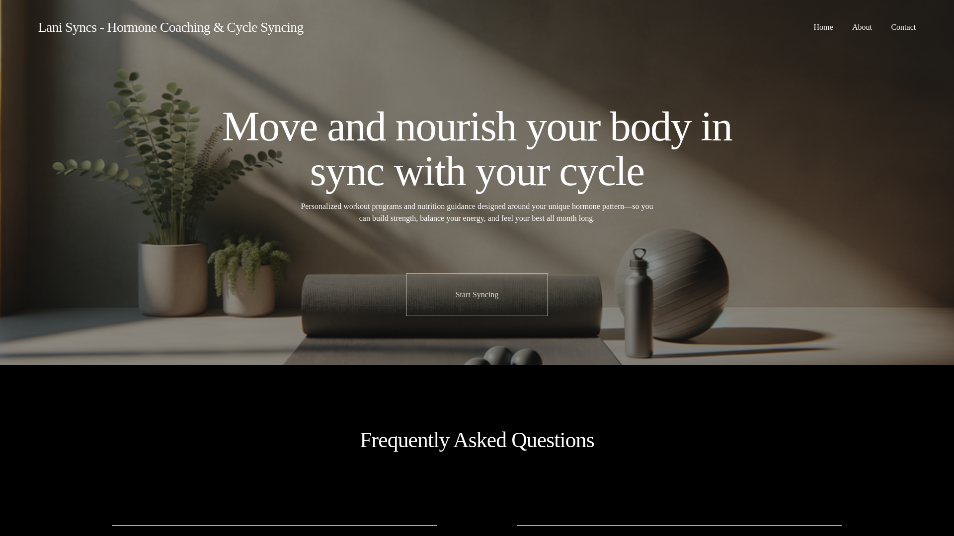 website screenshot of https://lanisyncs.com/