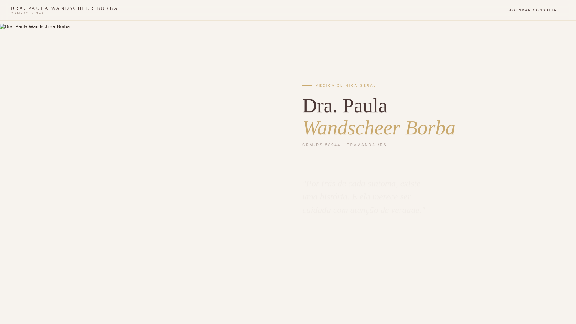 website screenshot of https://drapaulaborba.med.br/