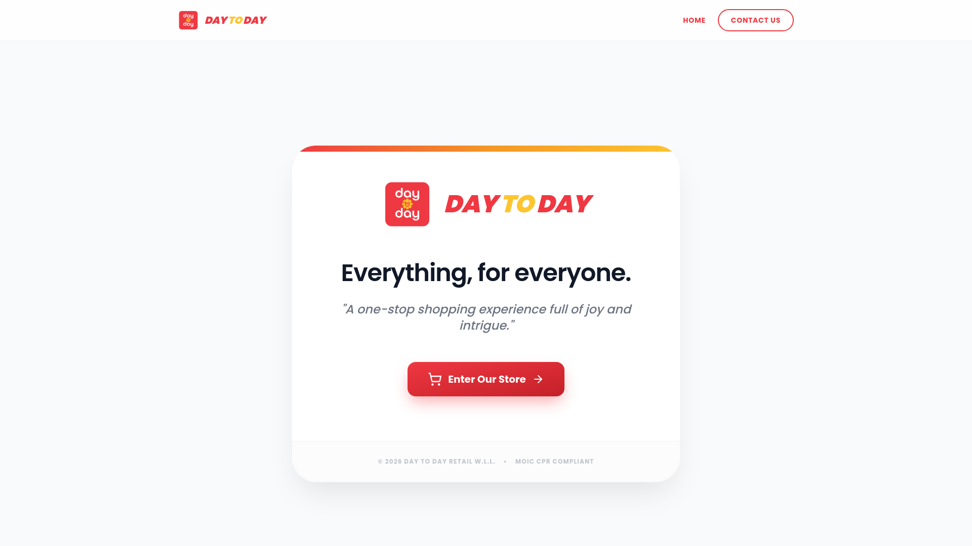 website screenshot of https://day-to-day-landing-page.pages.dev/