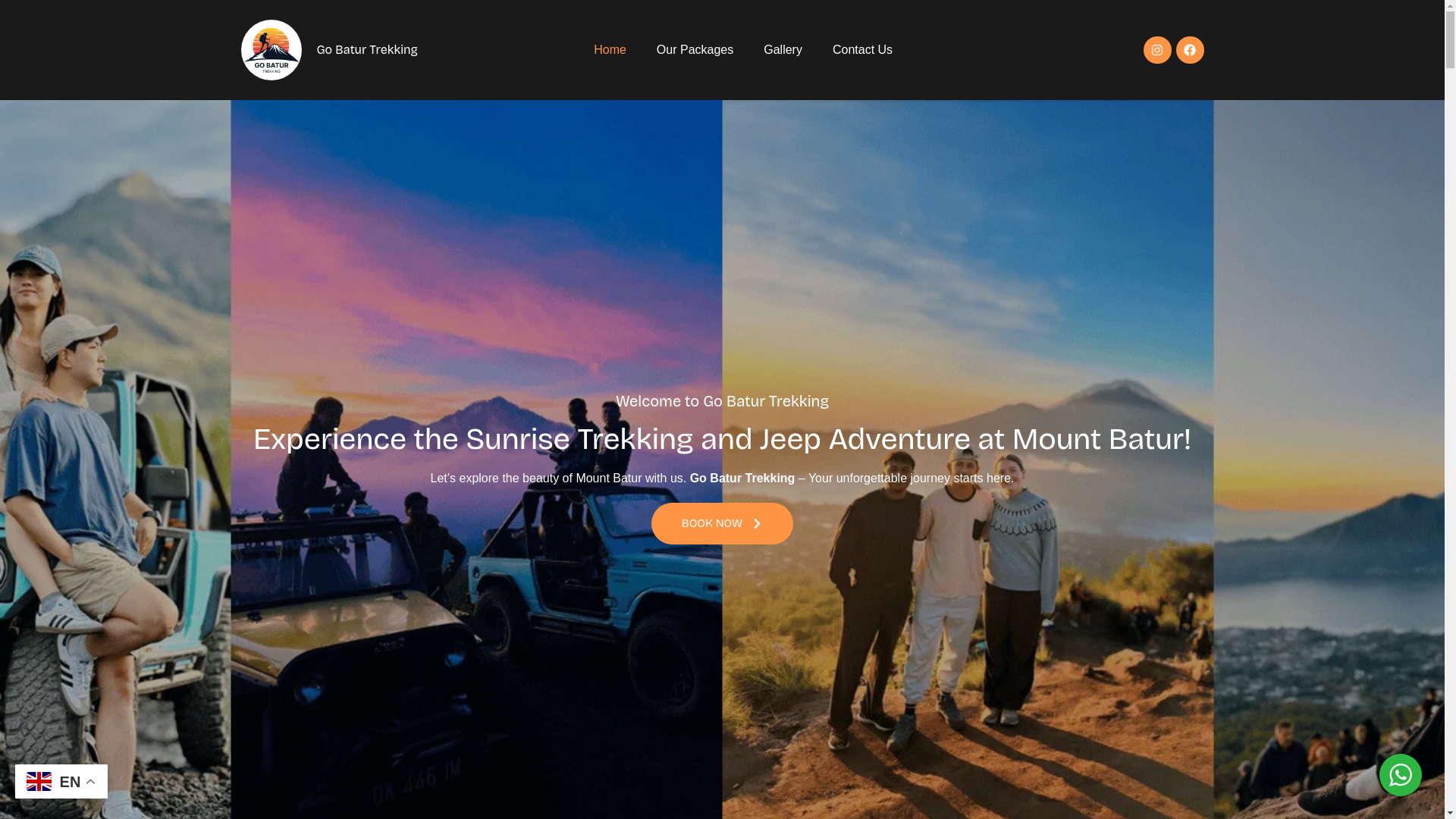 website screenshot of https://gobaturtrekking.com/