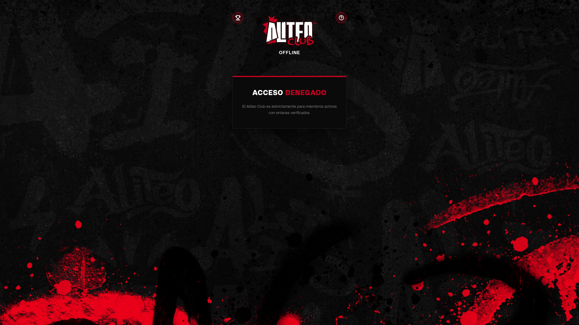 website screenshot of https://aliteo.club/