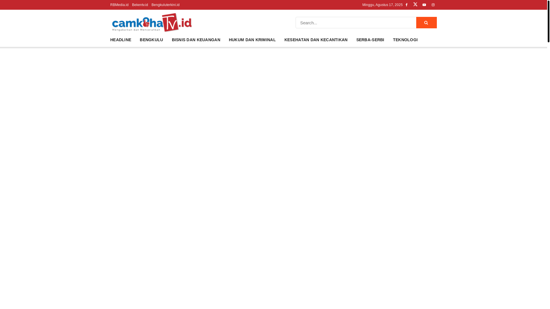 website screenshot of https://camkohatv.id/