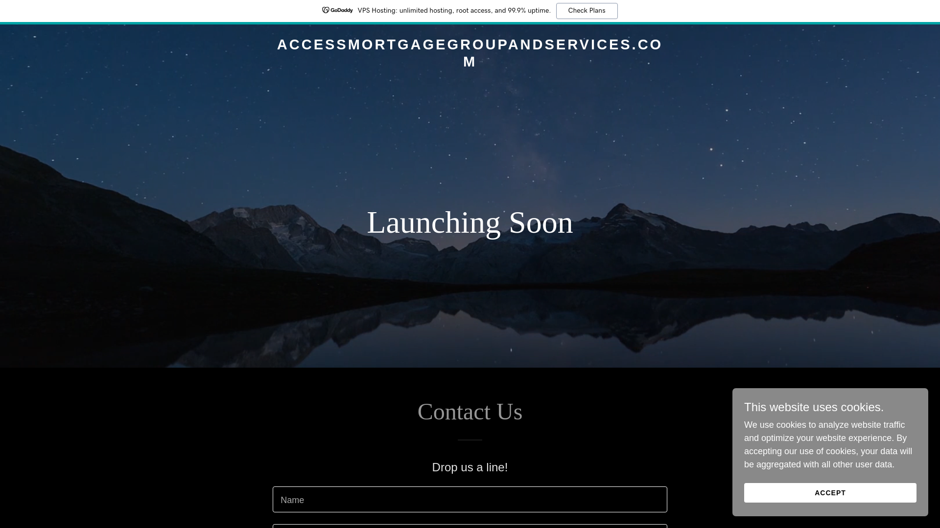 website screenshot of https://accessmortgagegroupandservices.com/