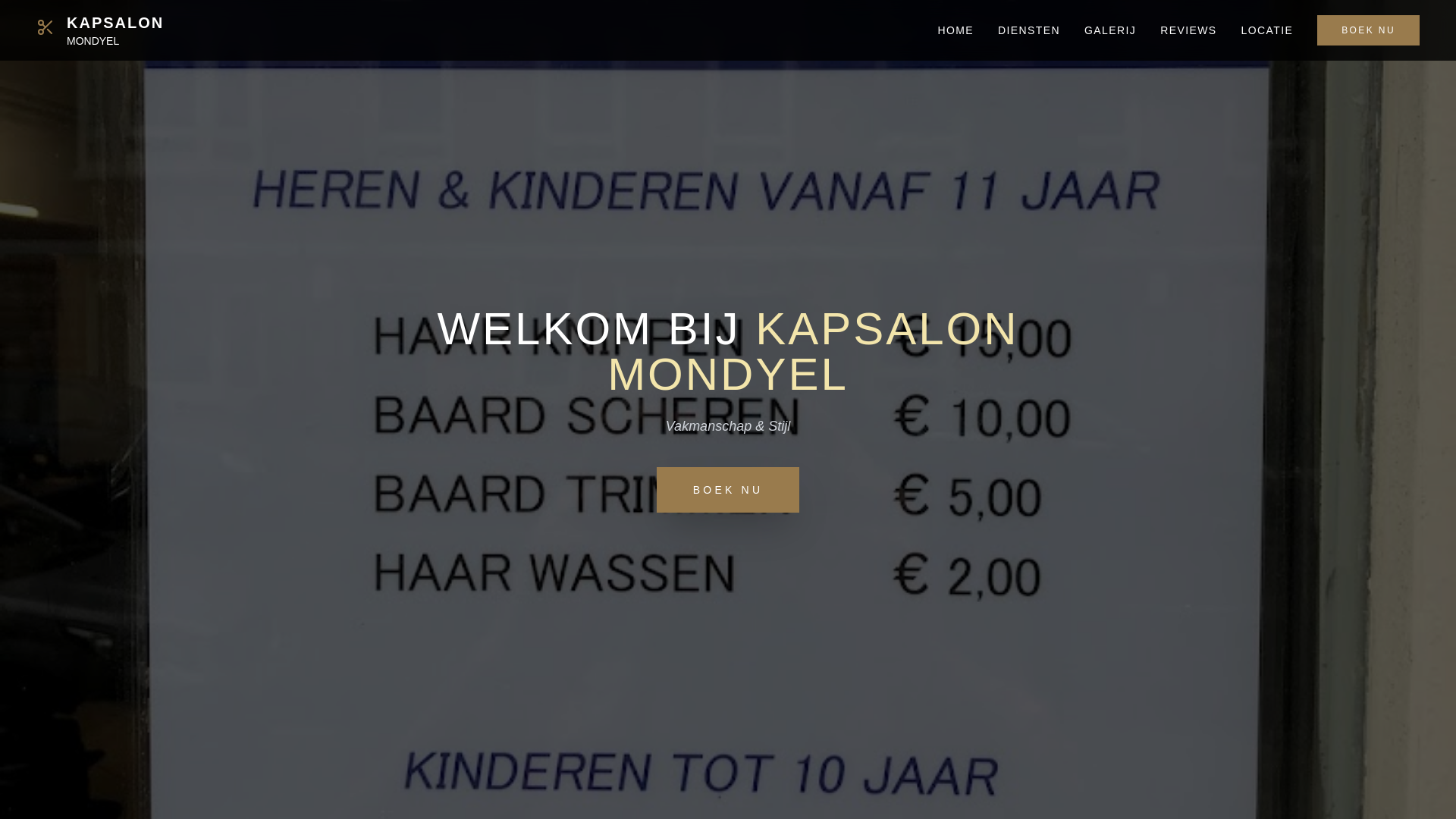 website screenshot of https://kapsalon-mondyel.pages.dev/