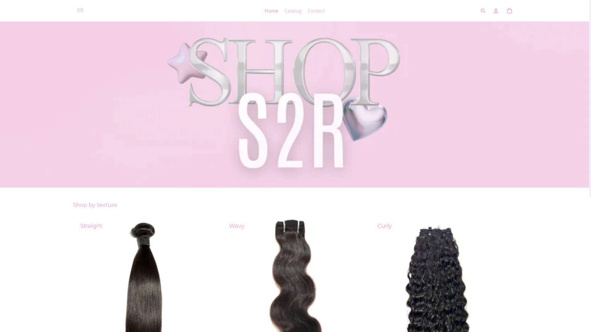 website screenshot of https://s2rhair.store/