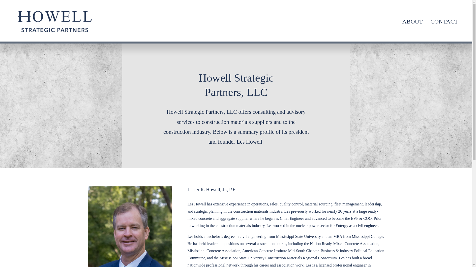 website screenshot of https://howellstrategicpartners.com/