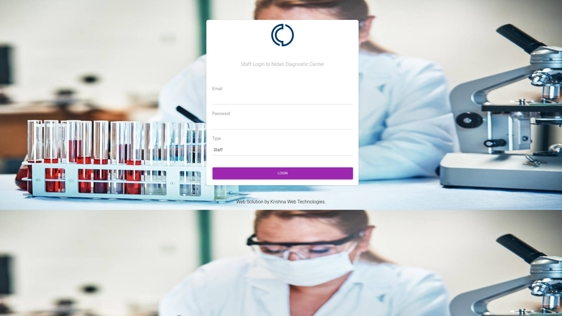 website screenshot of https://nidandiagnostic.org.in/