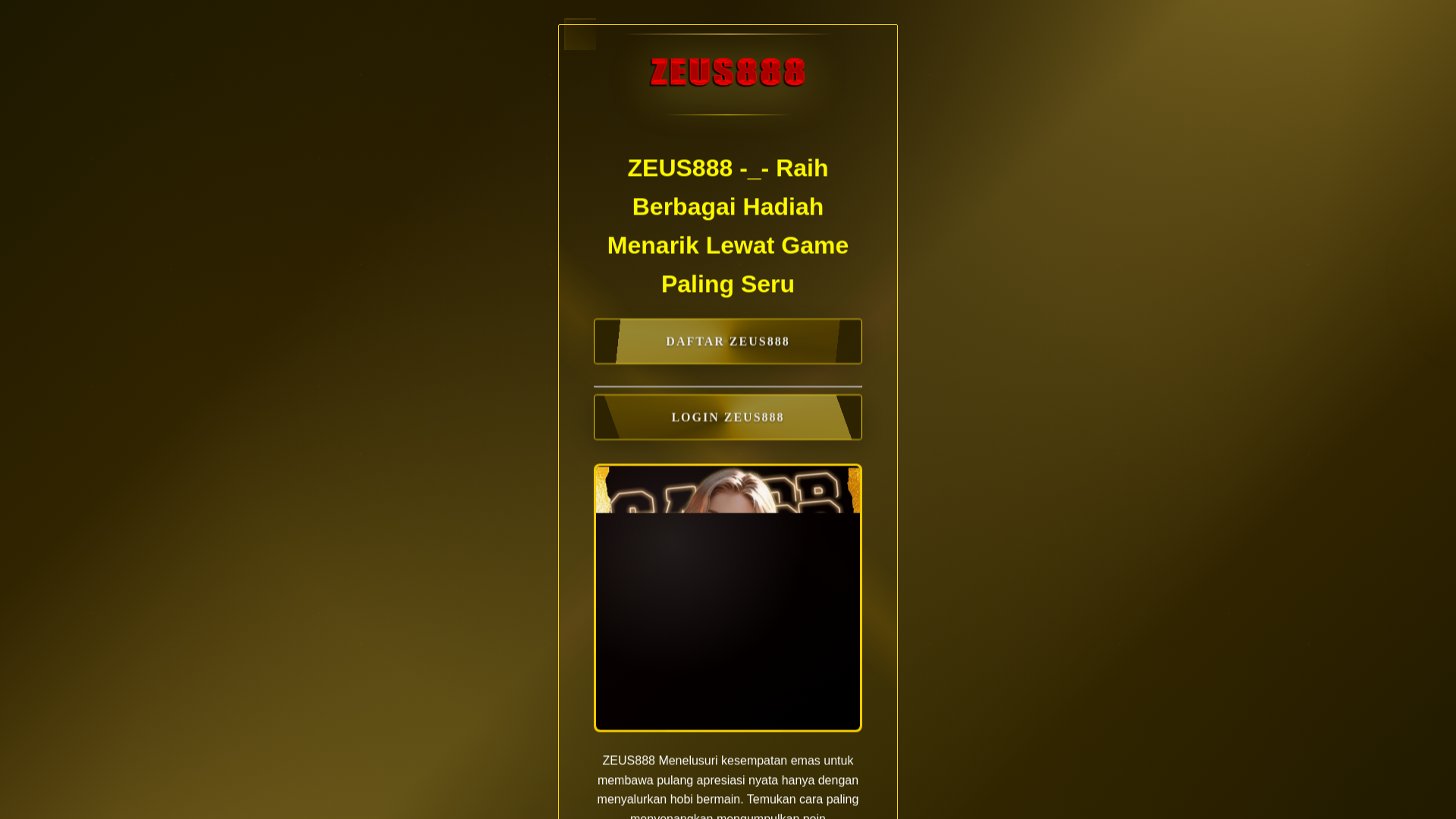 website screenshot of https://zeus888-slot.pages.dev/