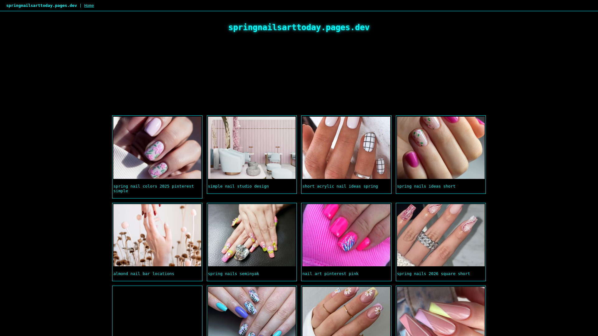 website screenshot of https://springnailsarttoday.pages.dev/