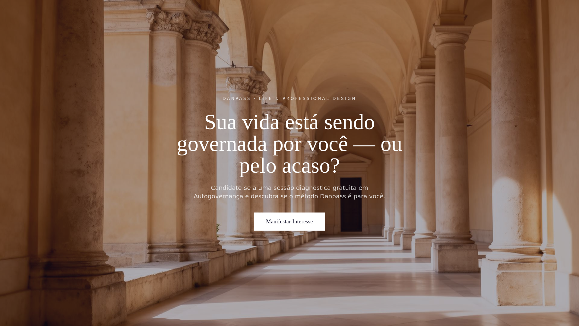 website screenshot of https://danpass.com.br/