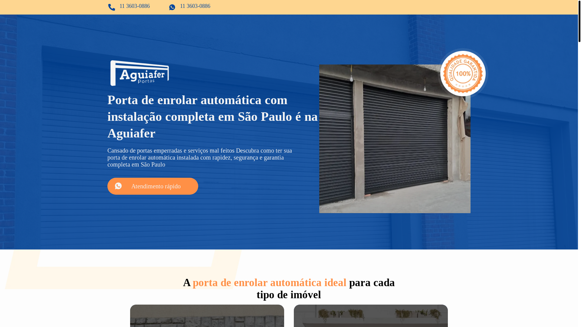 website screenshot of https://fabricadeportas.com.br/