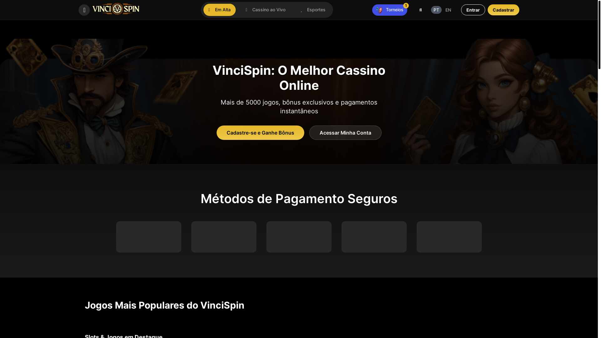 website screenshot of https://vincispin-online-com.pages.dev/
