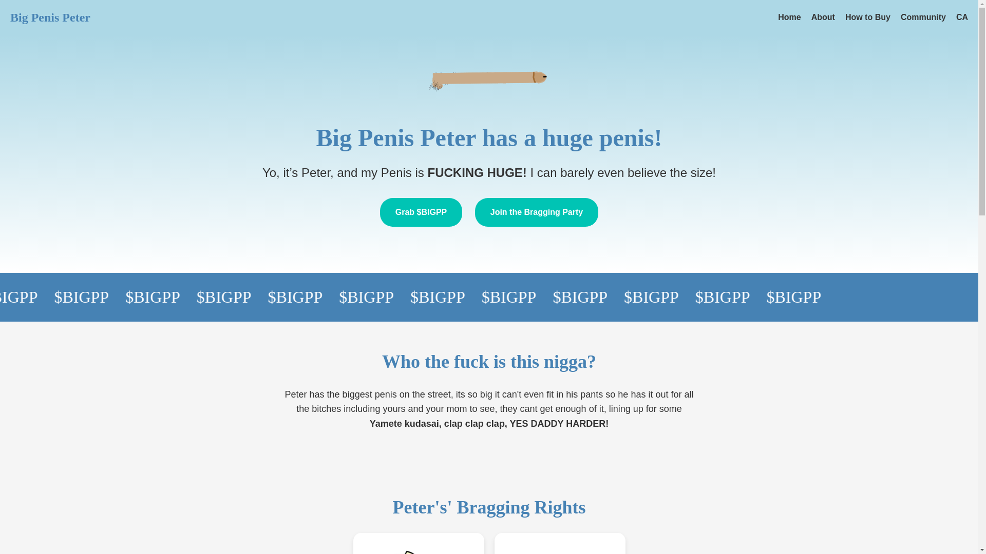 website screenshot of https://bigpenispeter.pages.dev/