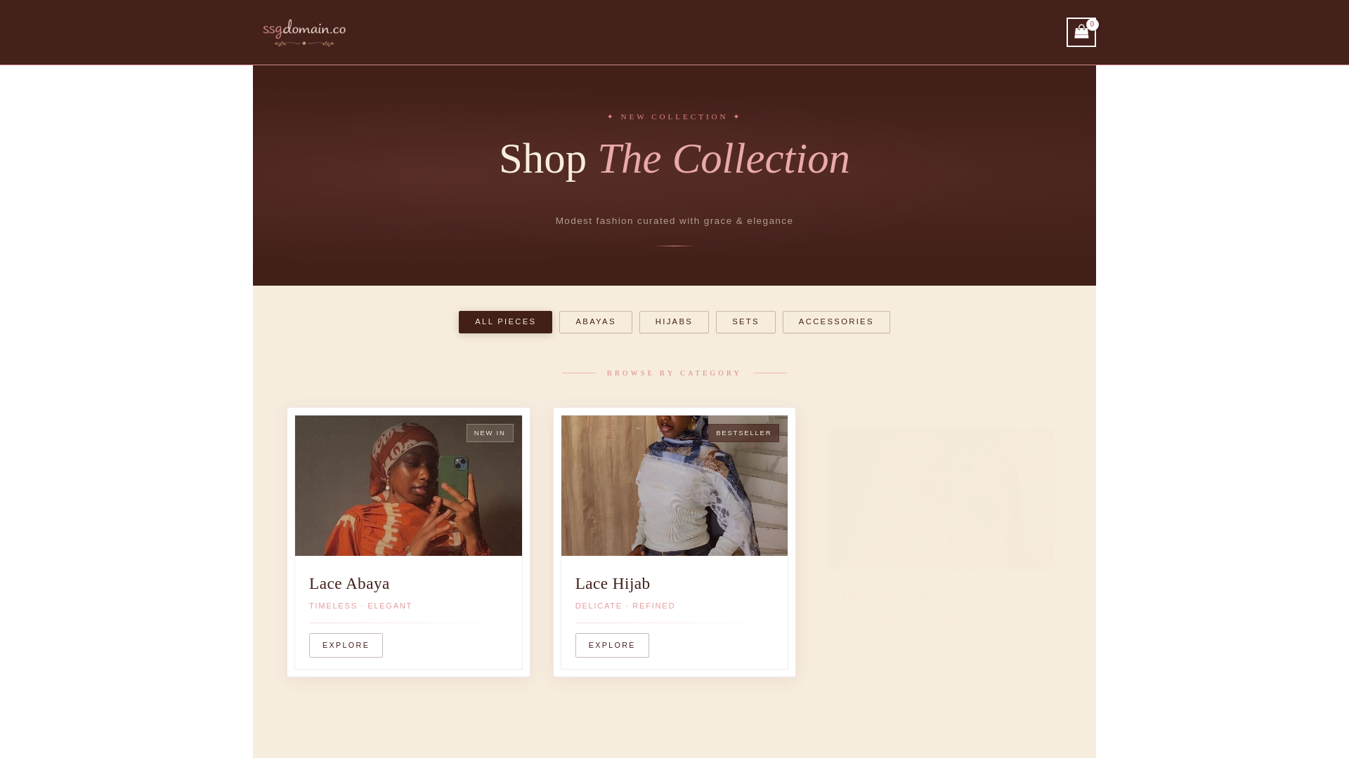 website screenshot of https://ssgdomain.org/