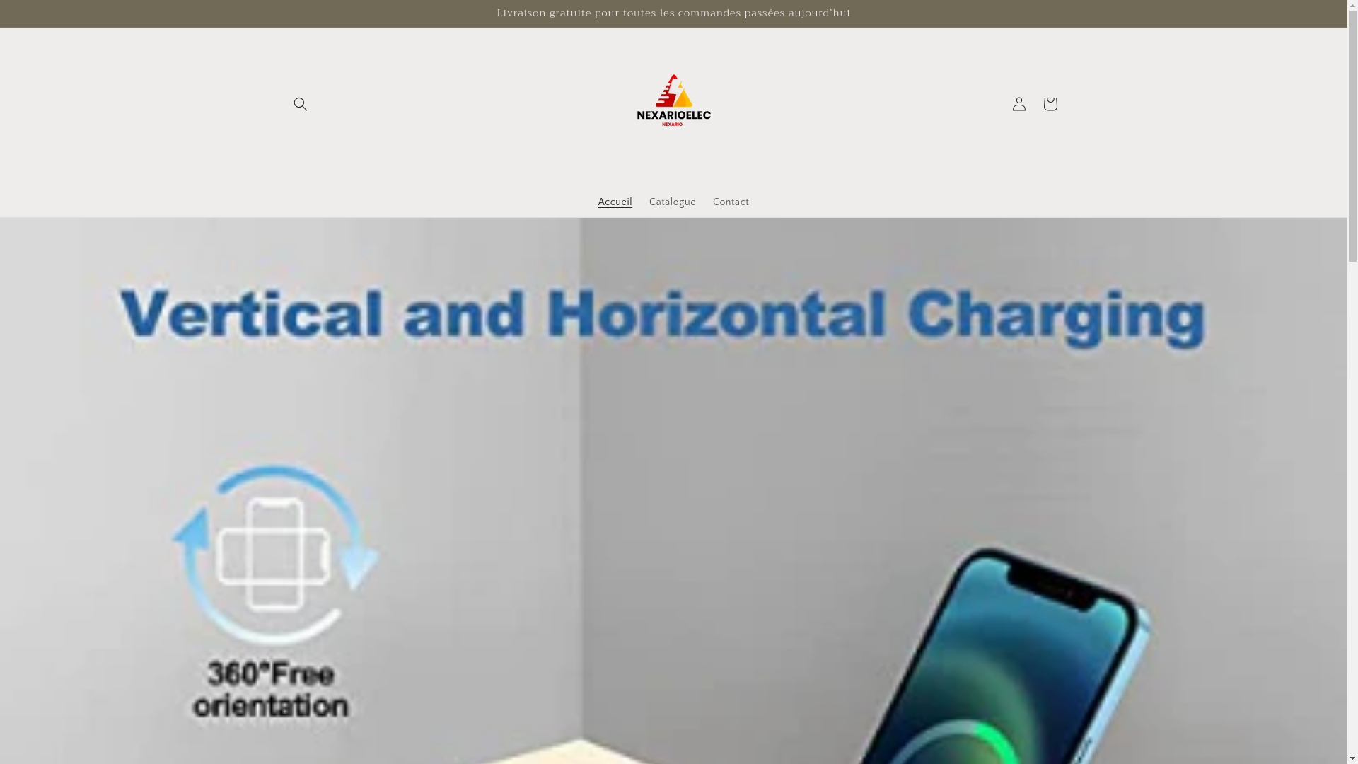 website screenshot of https://nexarioelec.com/