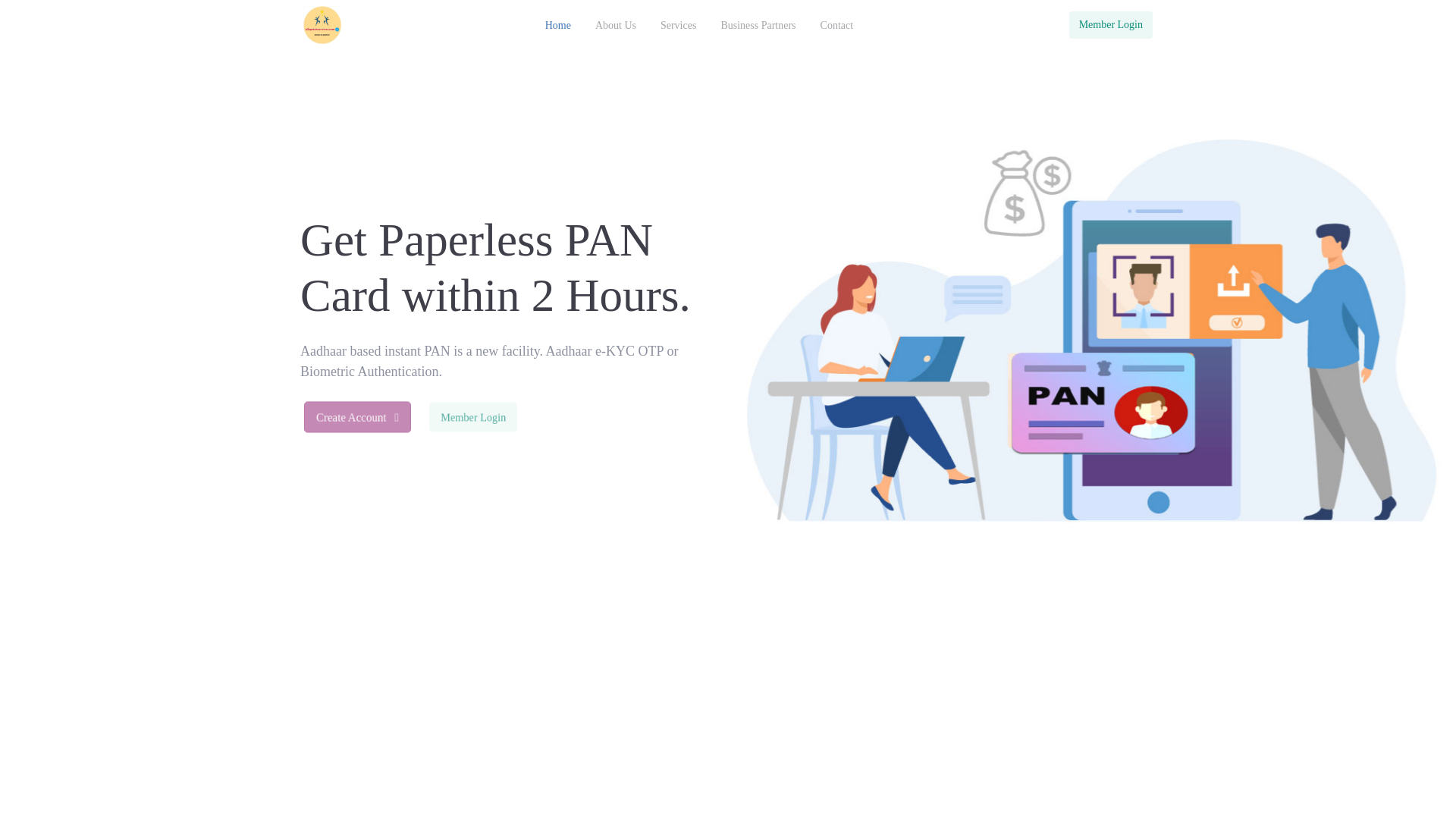 website screenshot of https://a2zprintservice.com