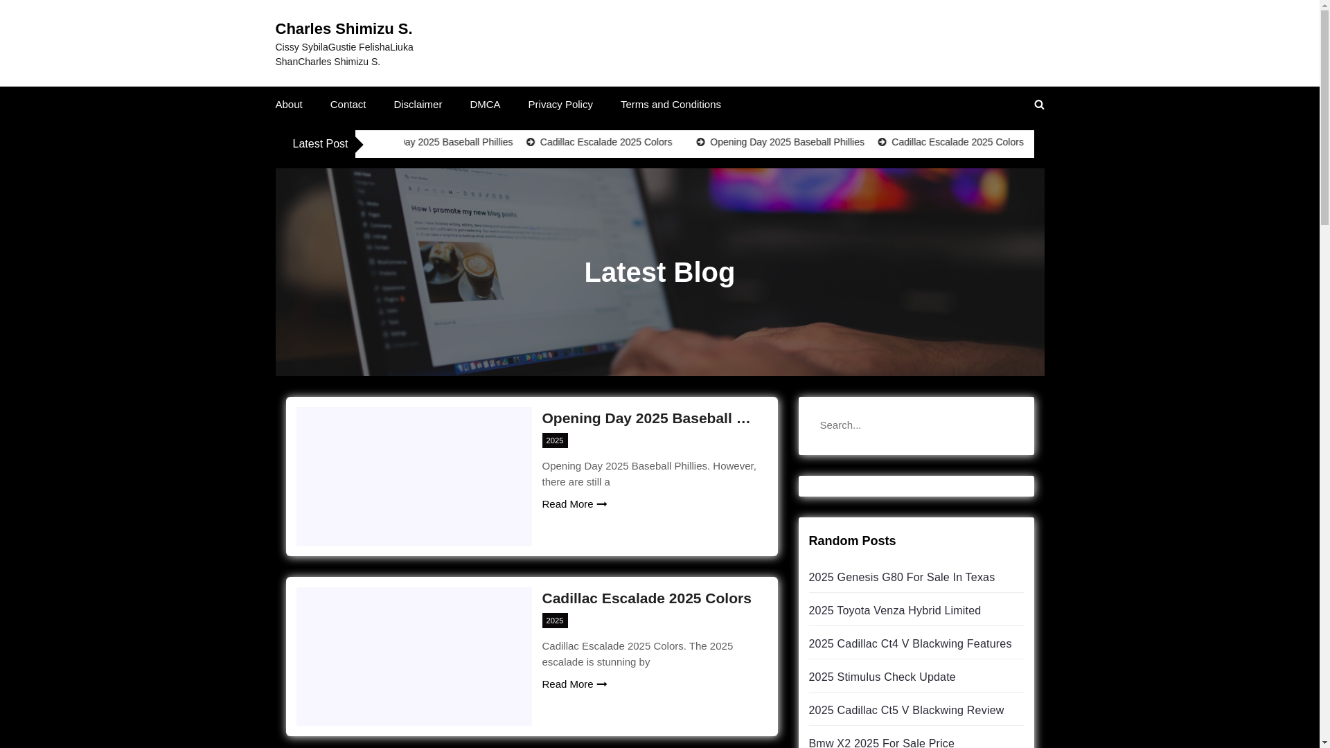 website screenshot of https://charlesshimizus.pages.dev/