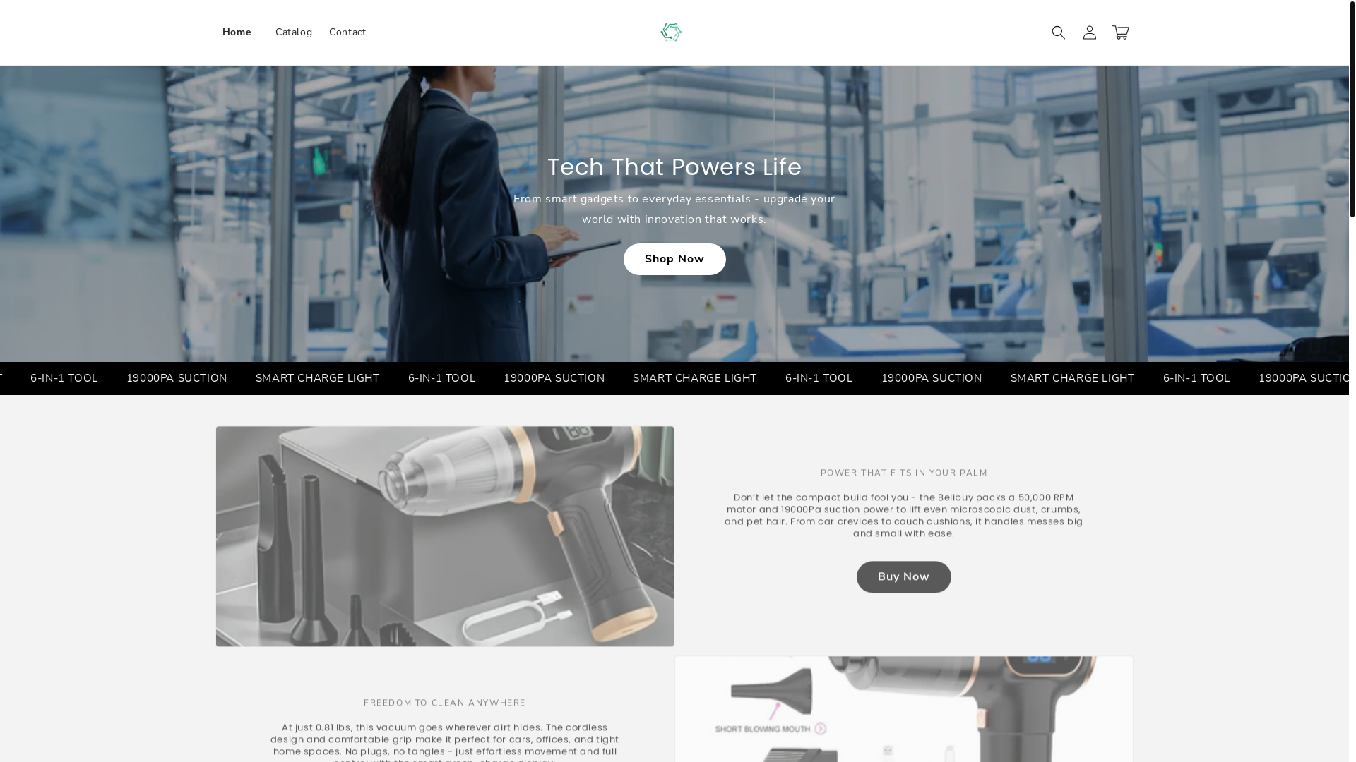 website screenshot of https://hightechguys.store/