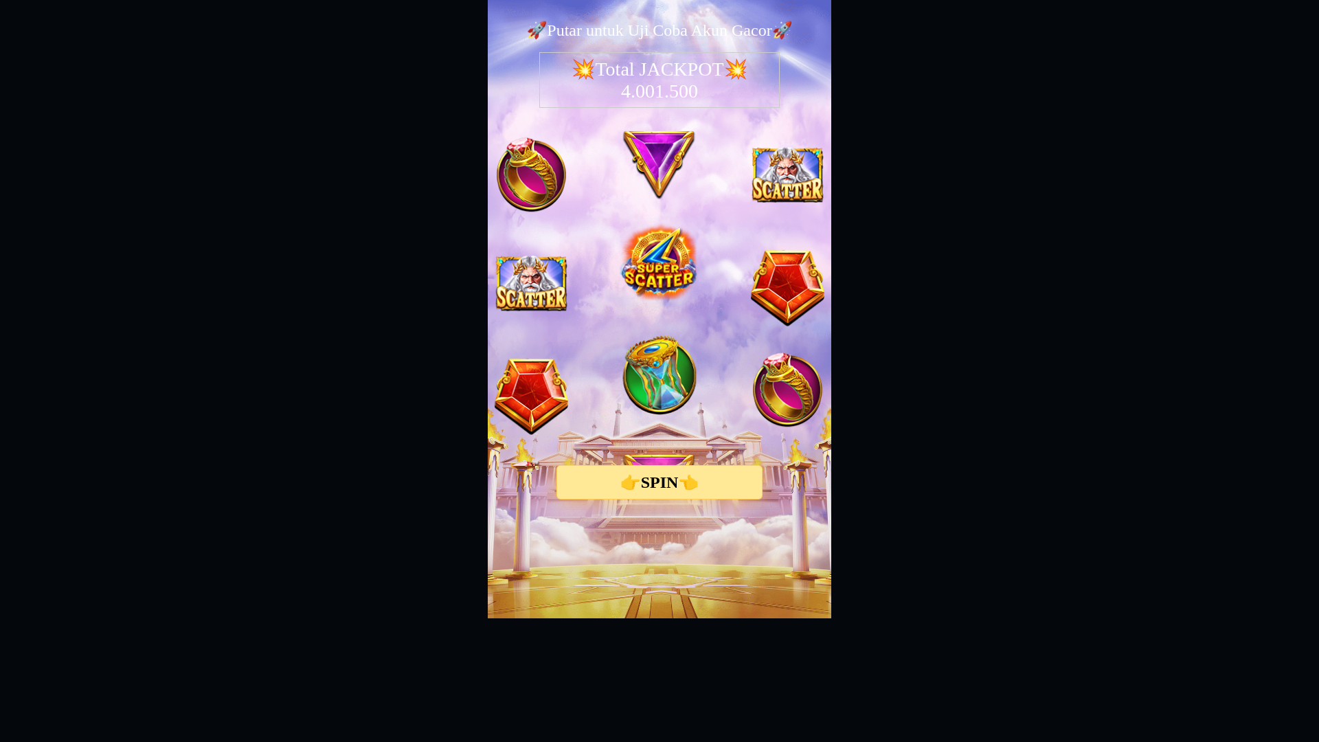 website screenshot of https://modalrecehuntungbanyak.com/