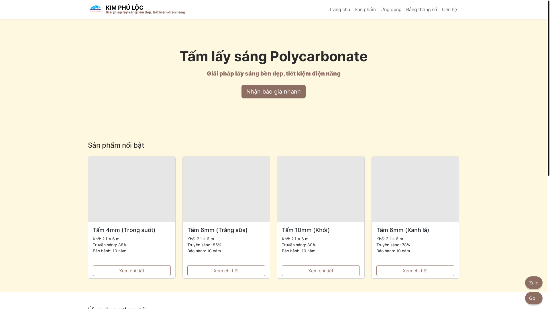 website screenshot of https://tamlopsang.net/