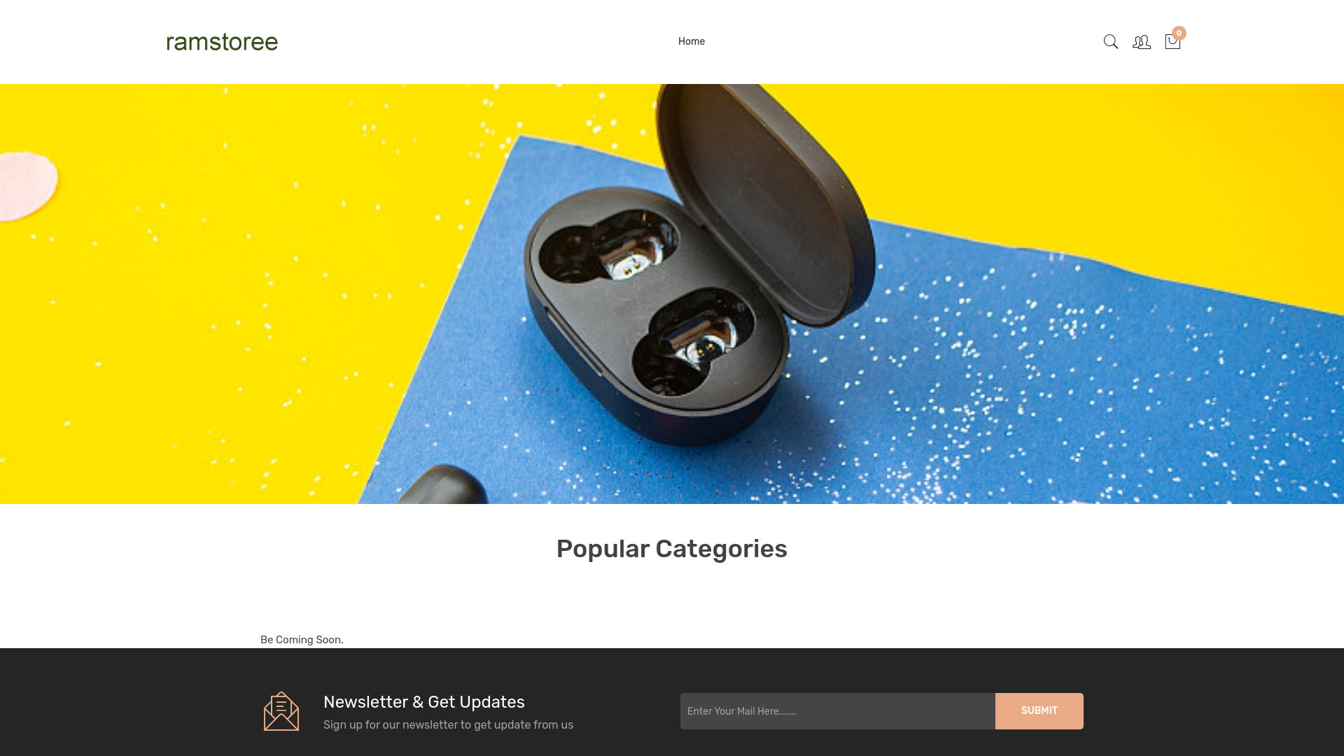 website screenshot of https://ramstoree.shop/