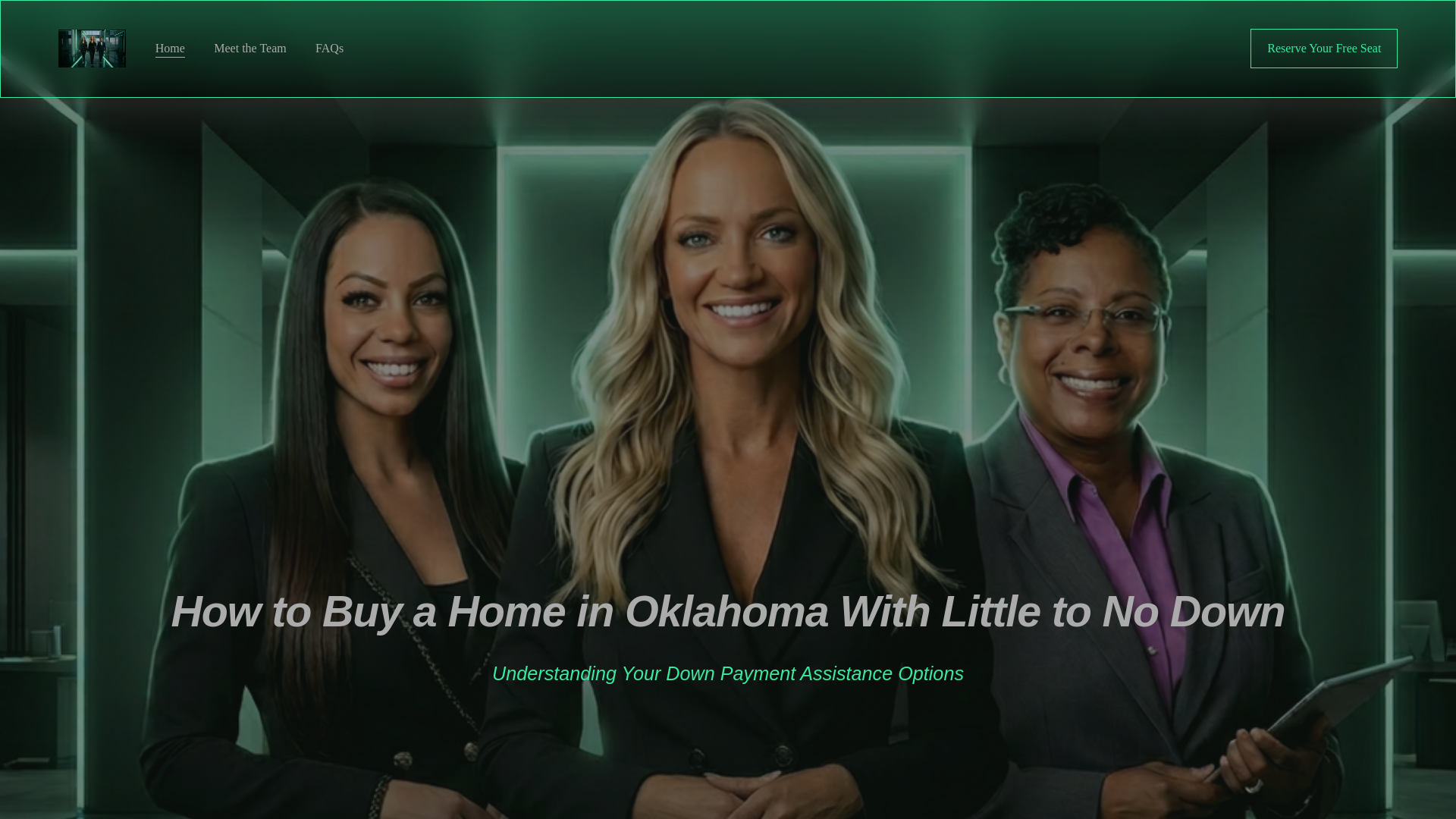 website screenshot of https://oklahomadownpaymenthelp.com