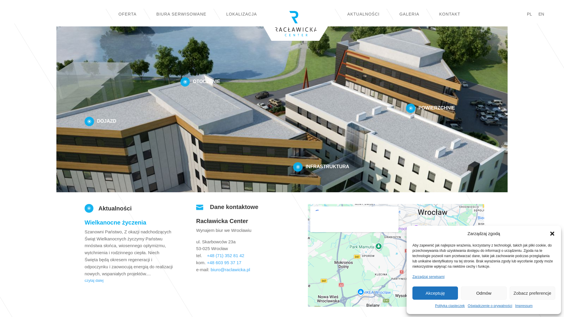 website screenshot of https://mcainvest.pl