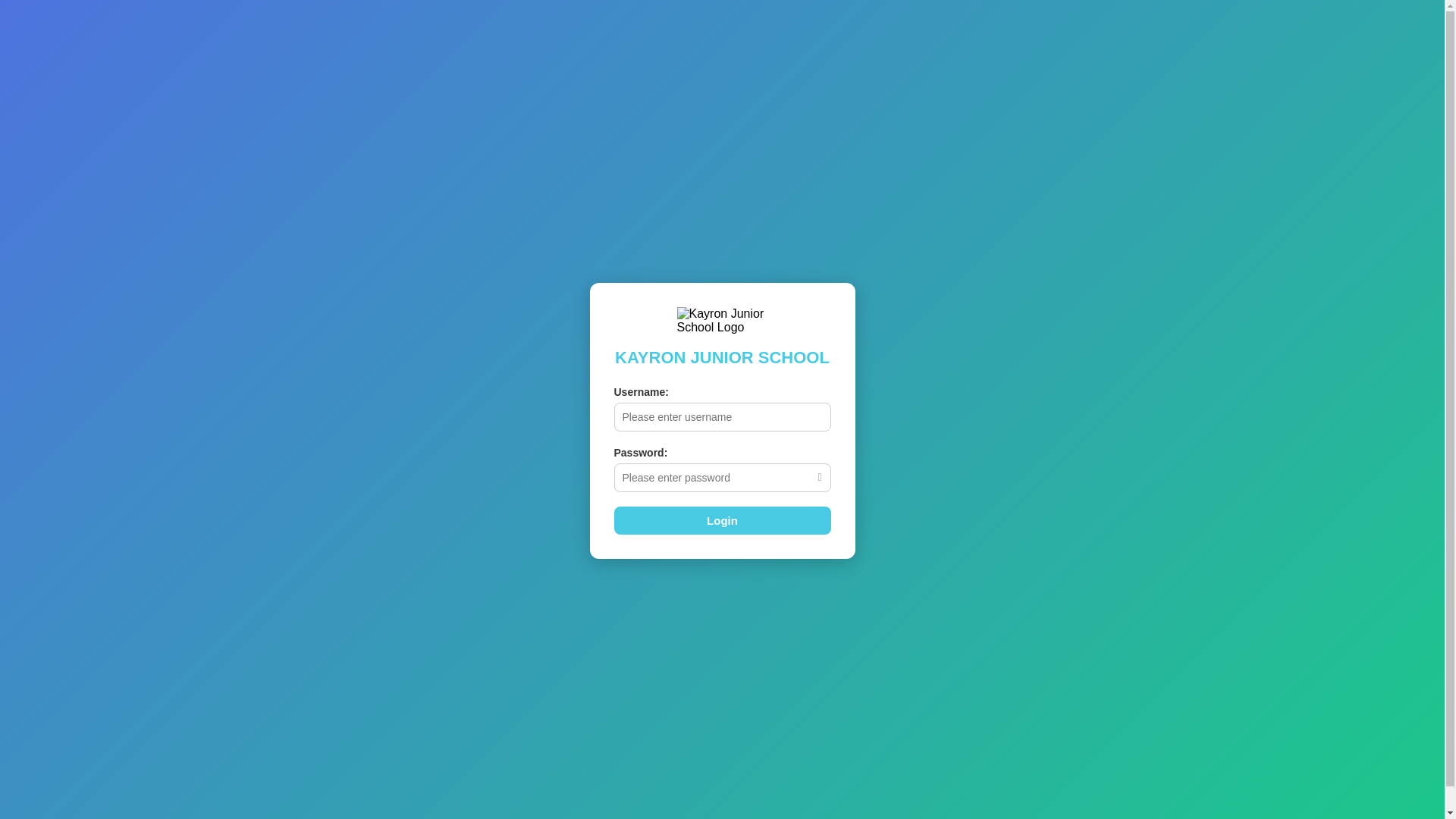 website screenshot of https://kayron-student-management.co.ke/