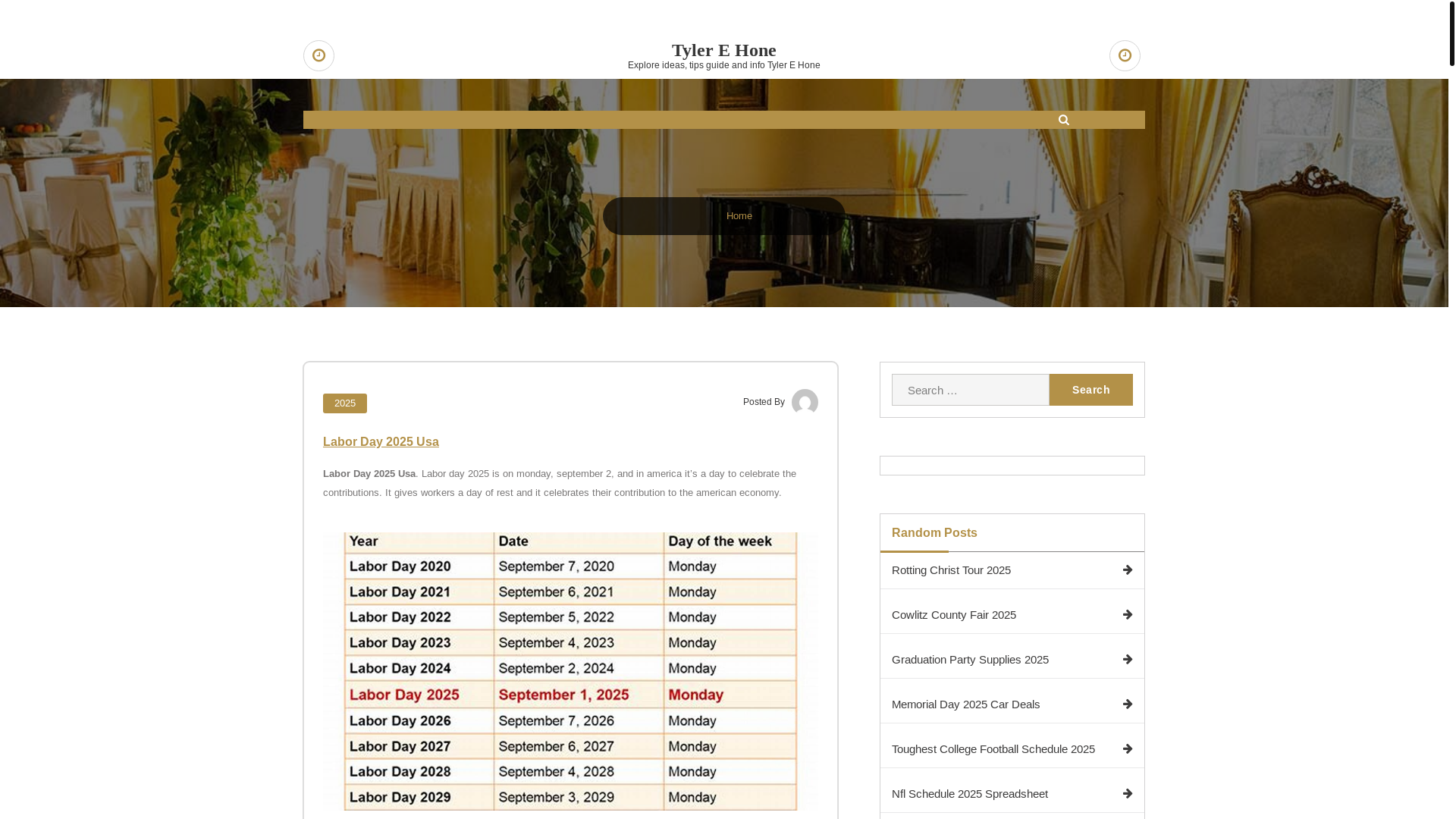 website screenshot of https://tylerehone.pages.dev/