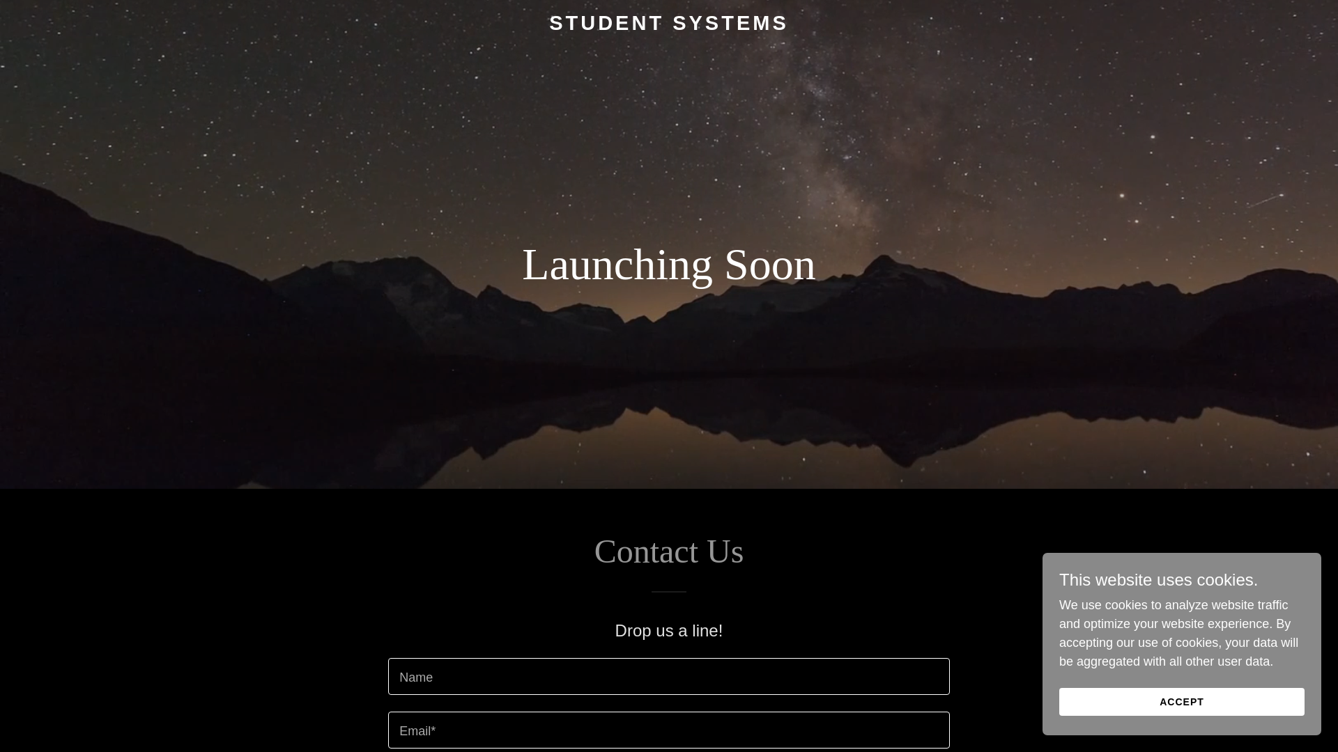 website screenshot of http://student.systems/