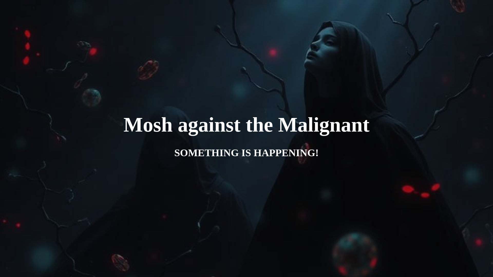 website screenshot of https://moshagainstthemalignant.com