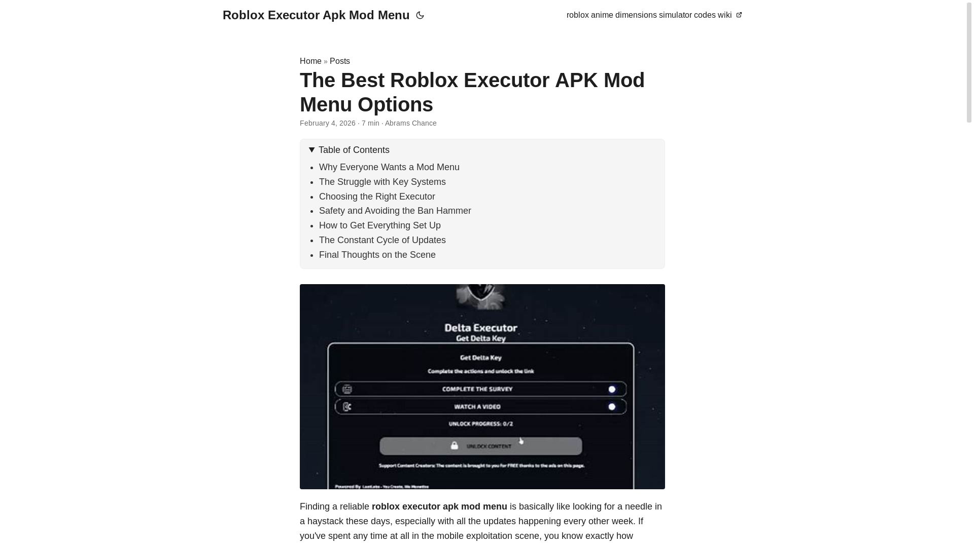 website screenshot of https://roblox-executor-apk-mod-menu.pages.dev/