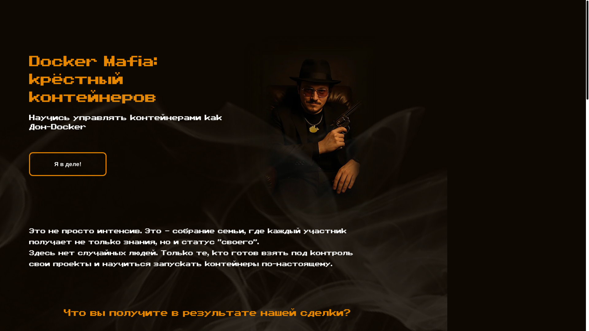 website screenshot of https://dockerborn.ru/