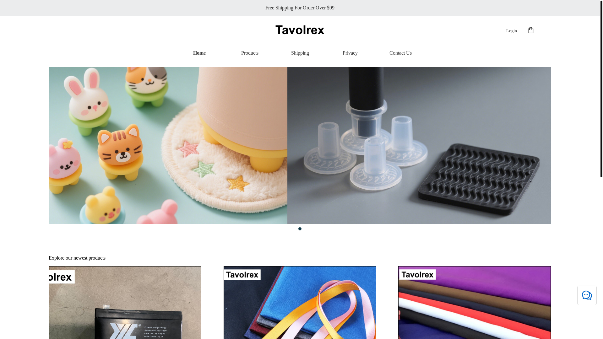 website screenshot of https://tavolrex.xyz/