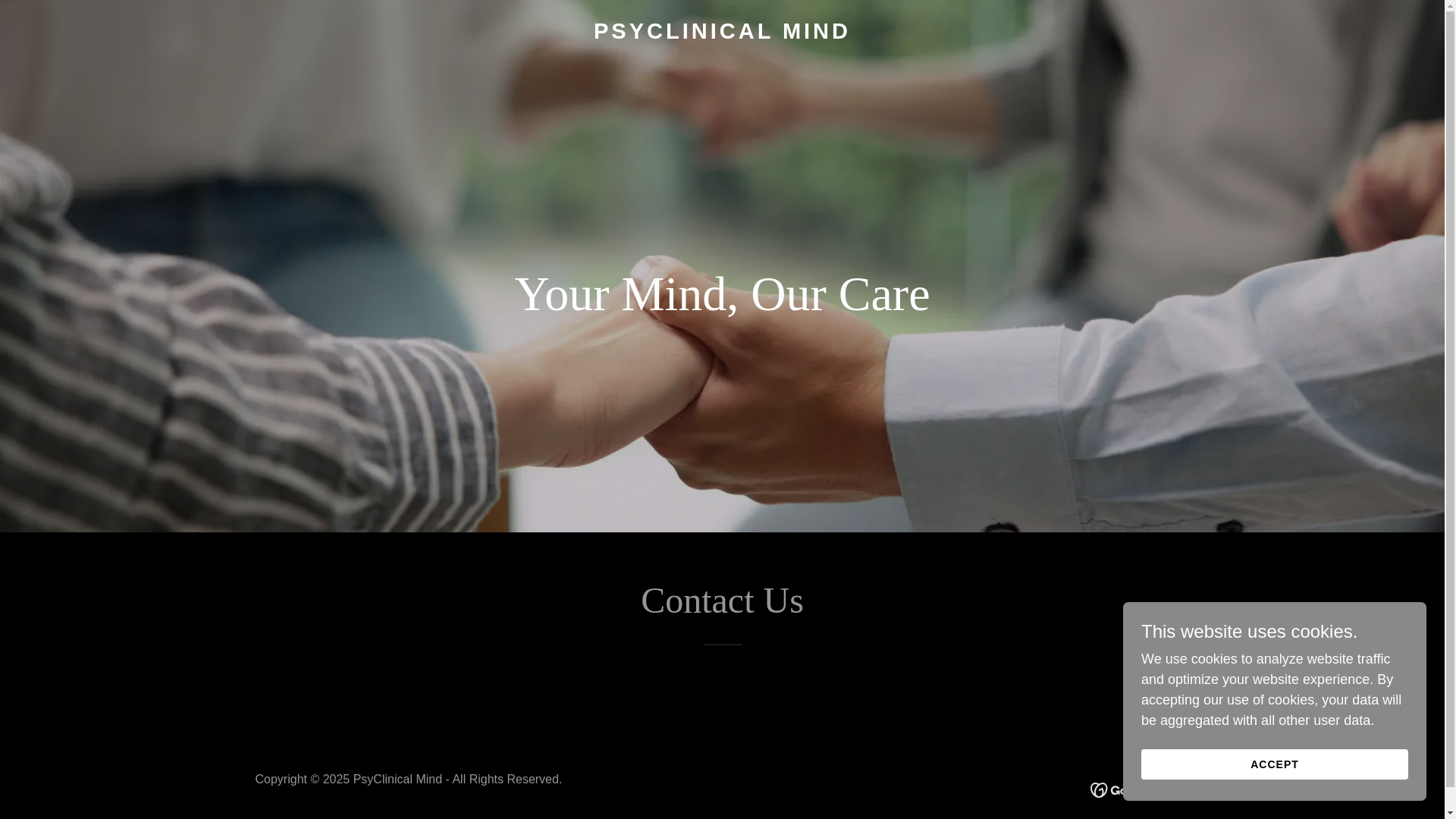 website screenshot of https://psyclinicalmind.com/