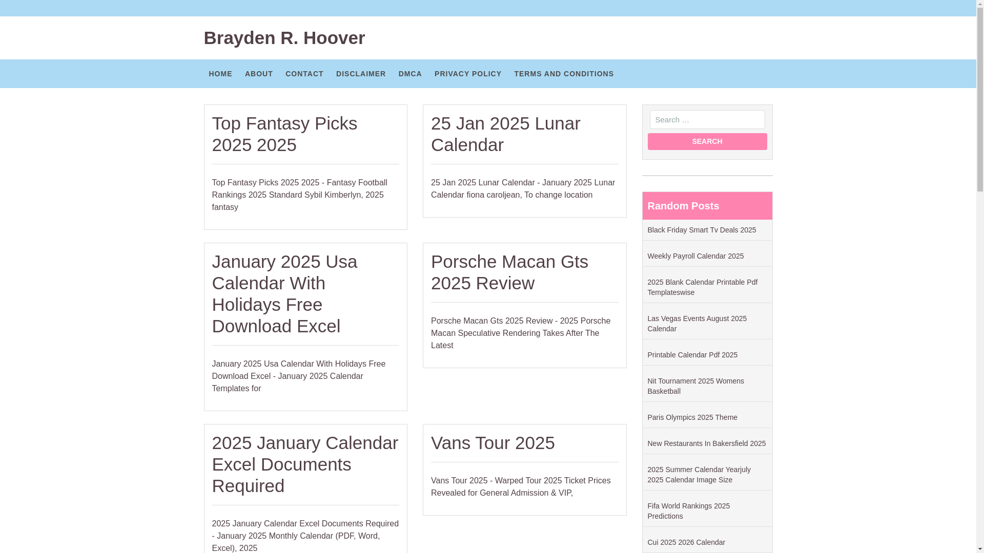 website screenshot of https://braydenrhoover.pages.dev/
