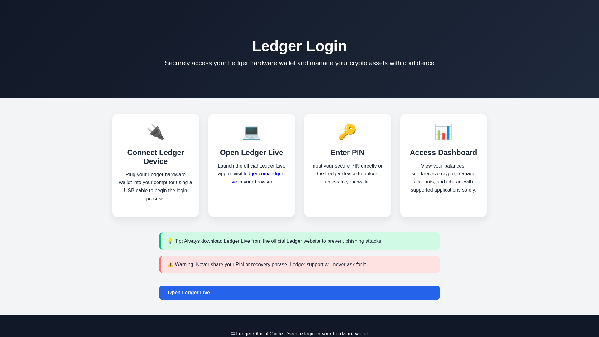 website screenshot of https://web-ldger-com-login.pages.dev