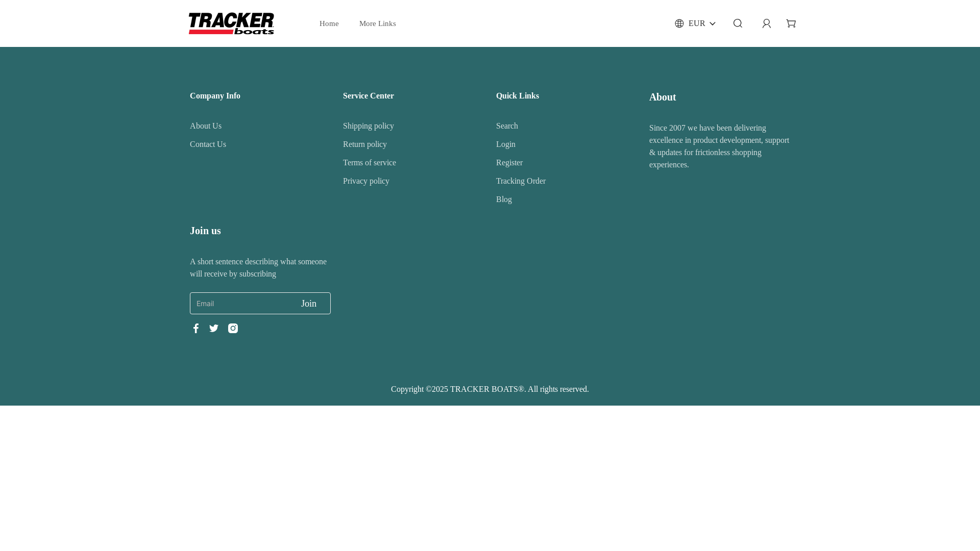 website screenshot of https://trackerboats.top/