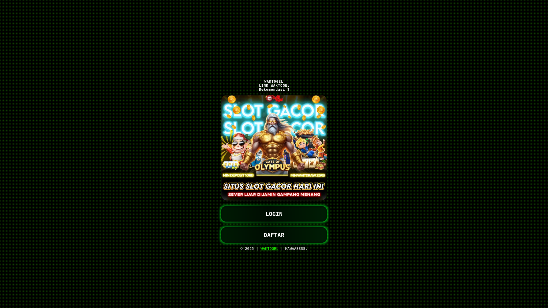 website screenshot of https://waktogelnew5.pages.dev/