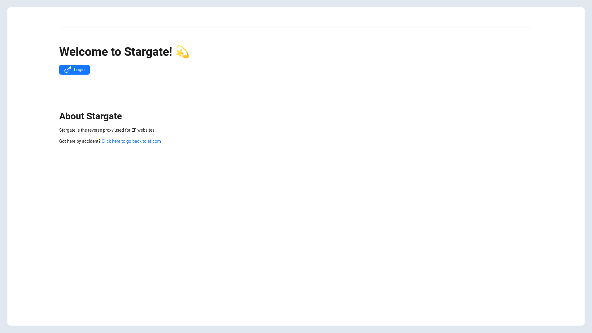 website screenshot of https://stargate-management-ui-qa.pages.dev/