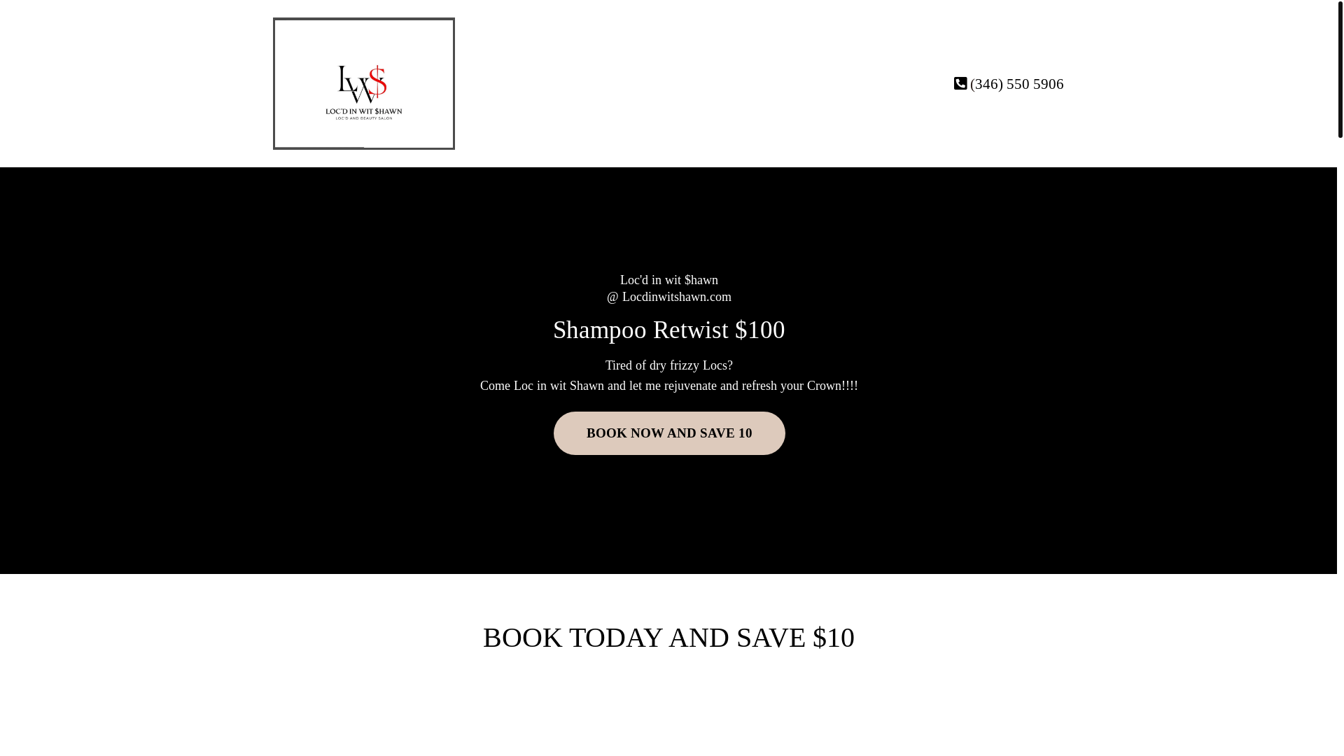 website screenshot of https://locdinwitshawn.com/