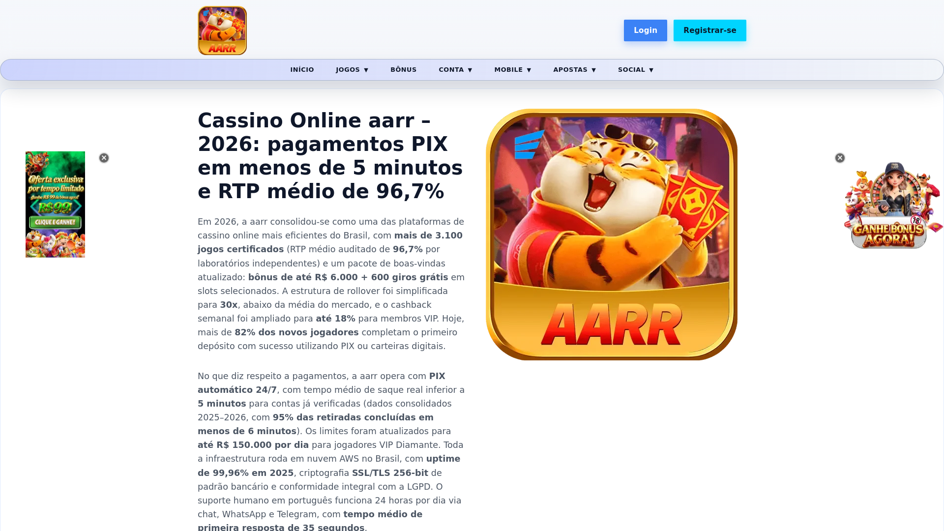 website screenshot of https://aarr0.com/