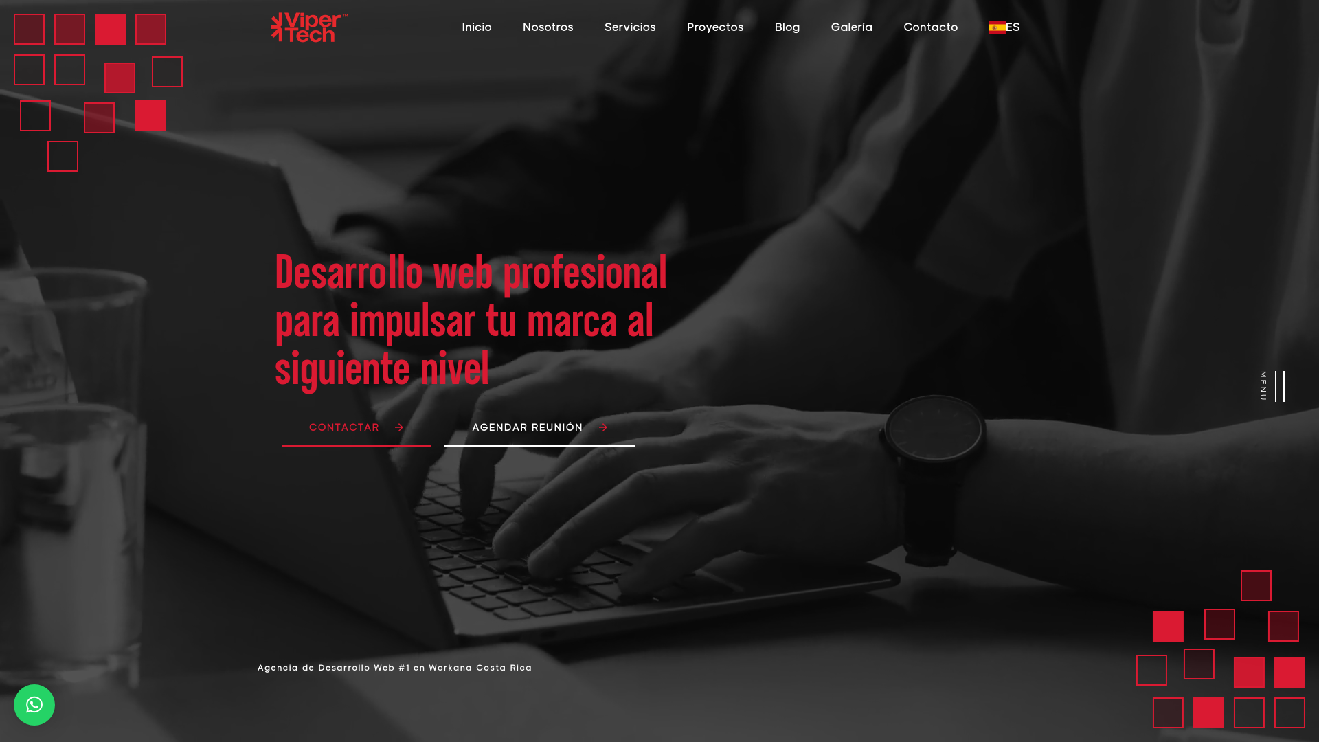 website screenshot of https://vipertechcr.com