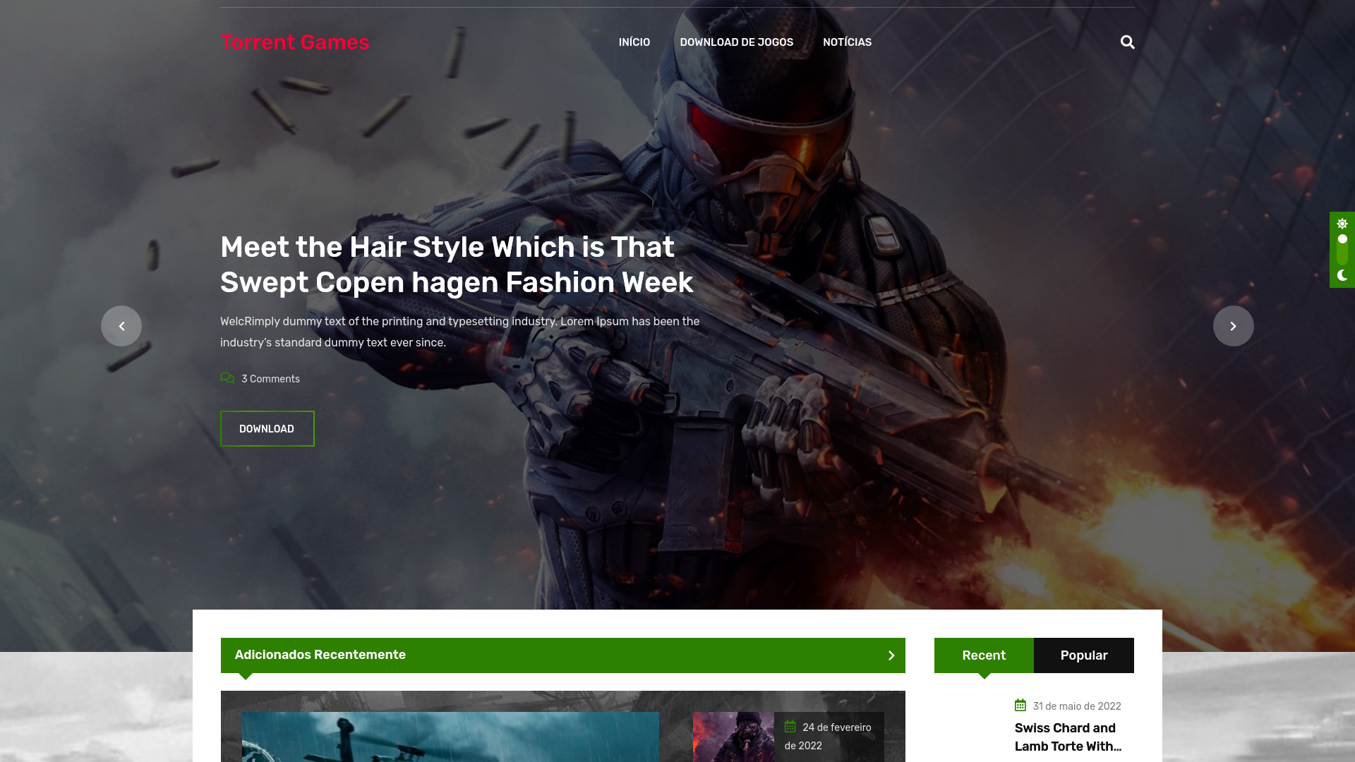 website screenshot of https://torrentgames.net/