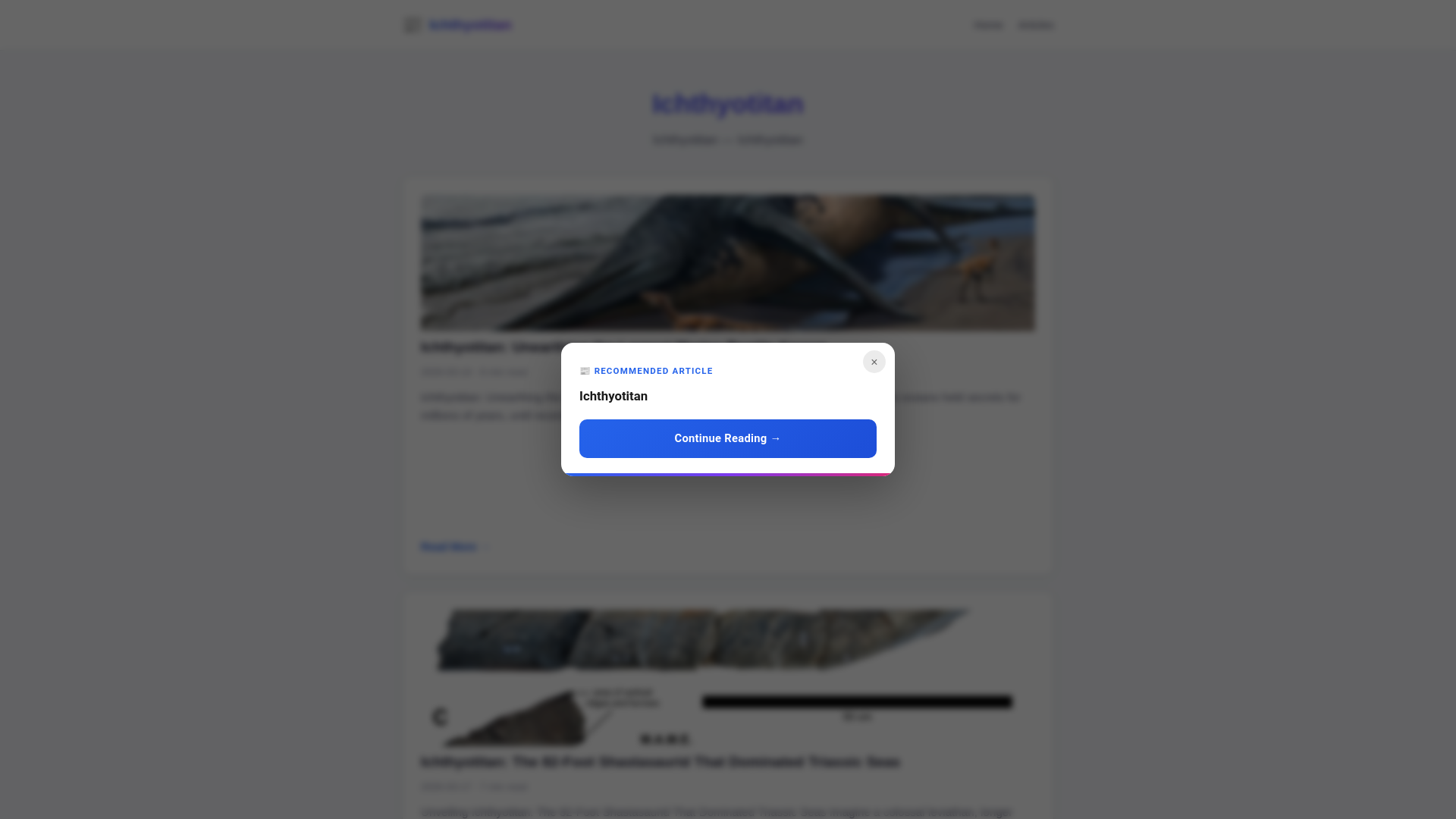 website screenshot of https://ichthyotitan.pages.dev/