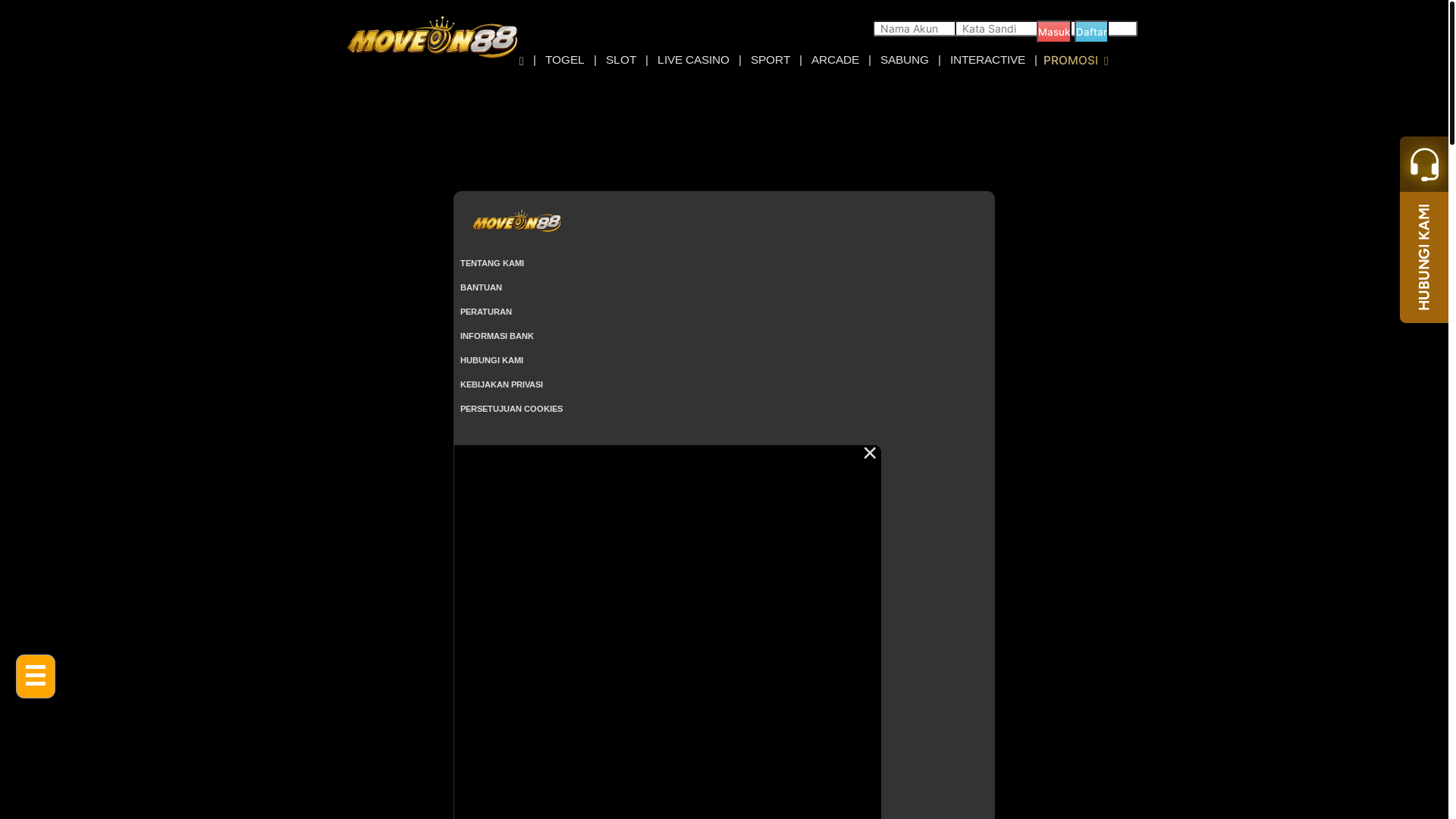website screenshot of https://moveon88a.com/