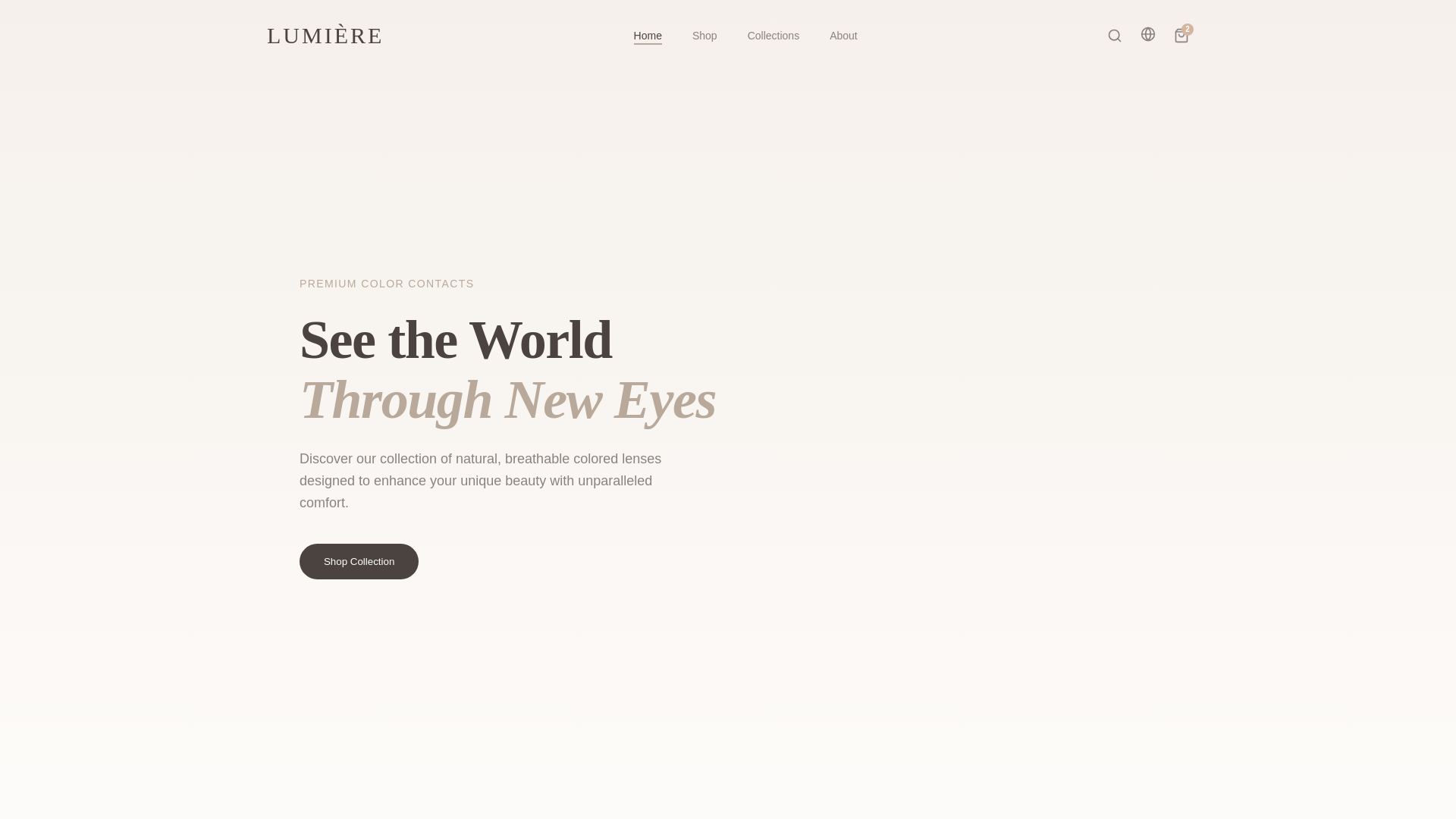 website screenshot of https://lumiere-04311054.pages.dev/